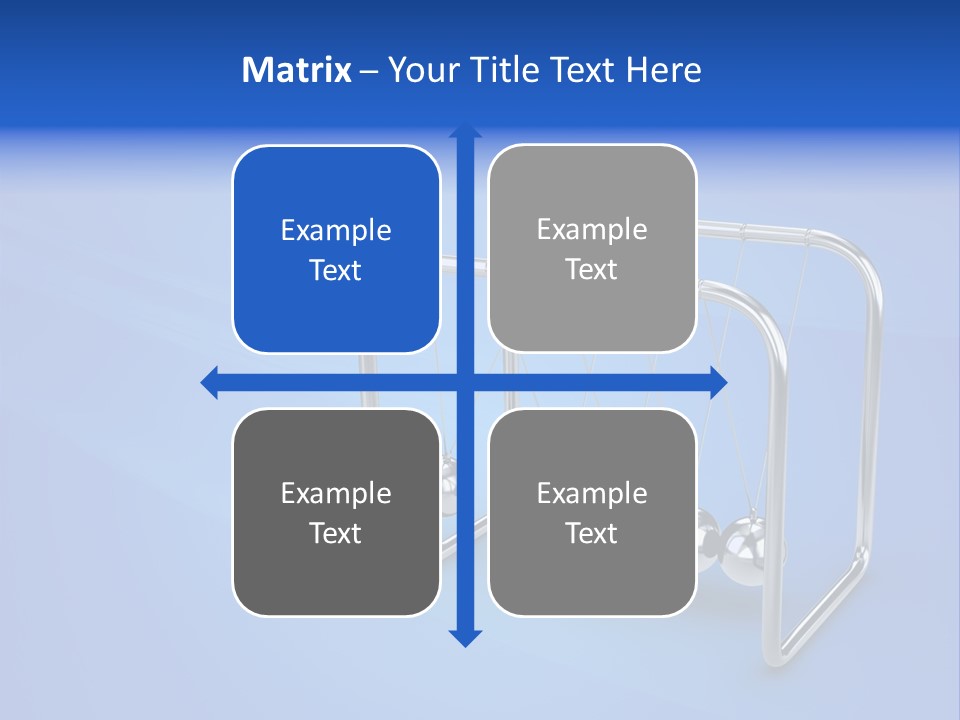 Silver Accuracy Swinging PowerPoint Template