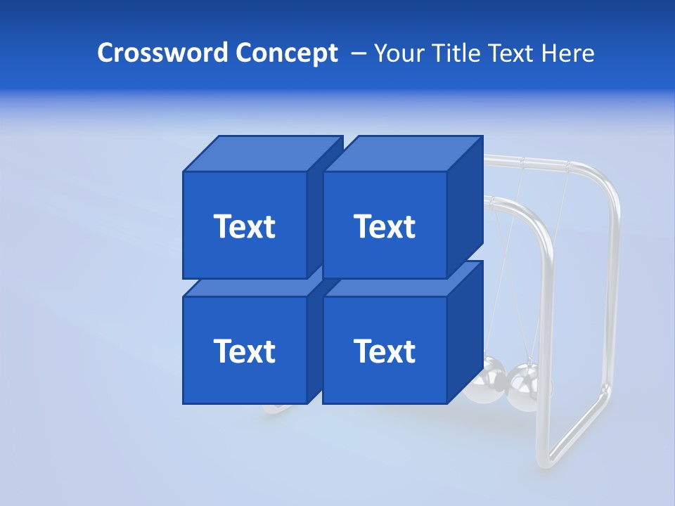 Silver Accuracy Swinging PowerPoint Template