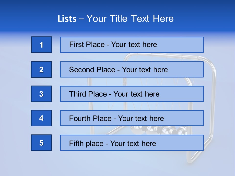 Silver Accuracy Swinging PowerPoint Template