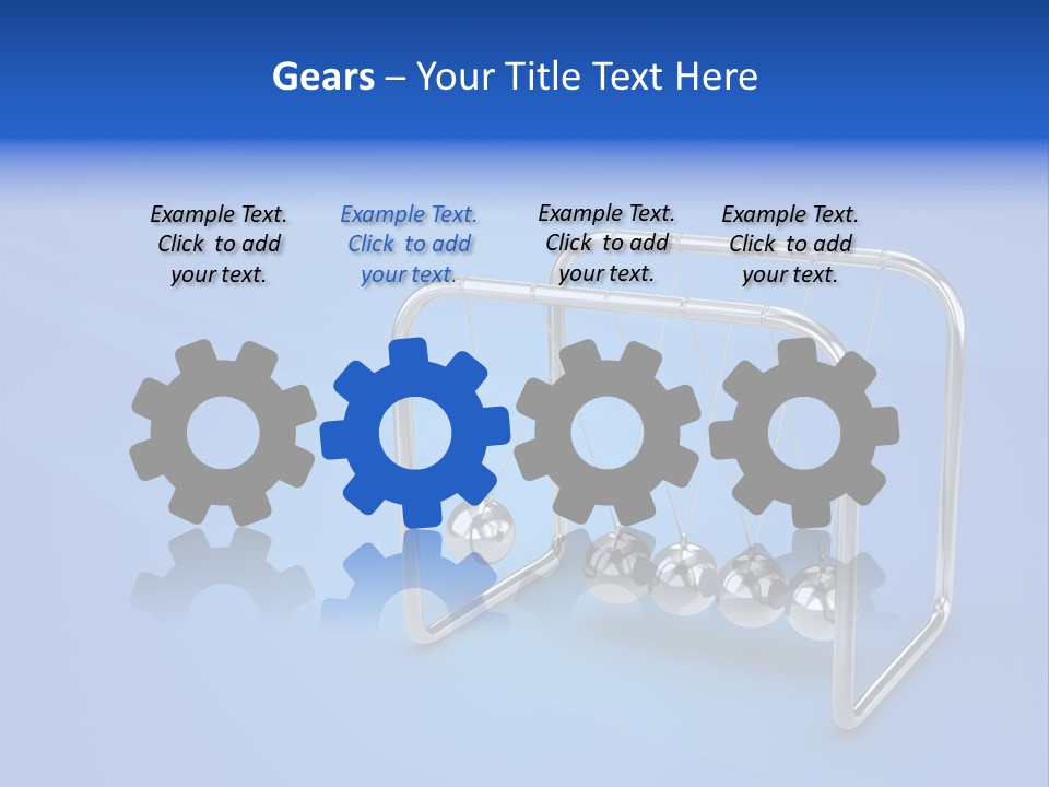 Silver Accuracy Swinging PowerPoint Template