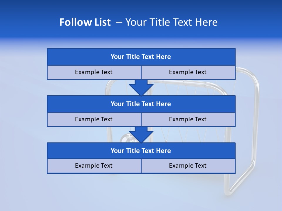 Silver Accuracy Swinging PowerPoint Template
