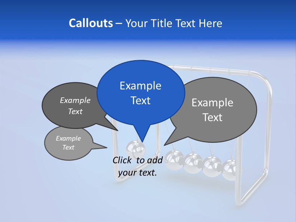 Silver Accuracy Swinging PowerPoint Template