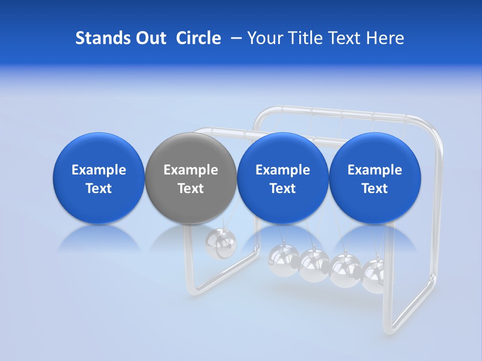 Silver Accuracy Swinging PowerPoint Template