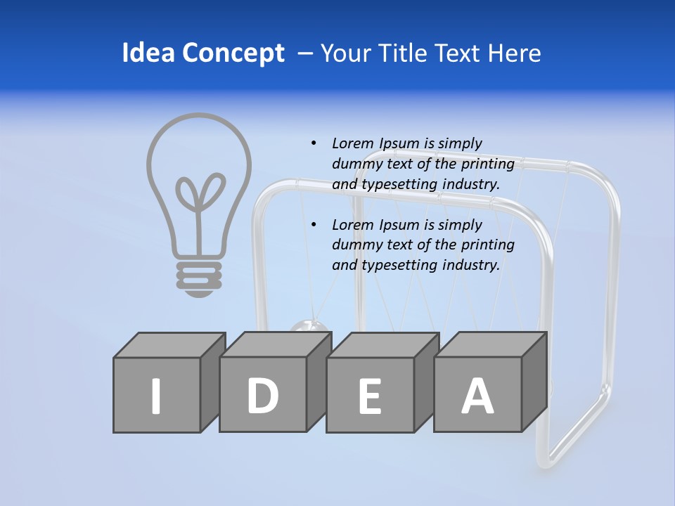 Silver Accuracy Swinging PowerPoint Template