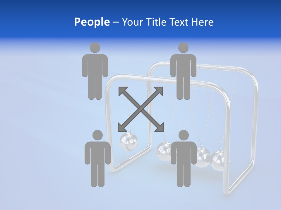 Silver Accuracy Swinging PowerPoint Template