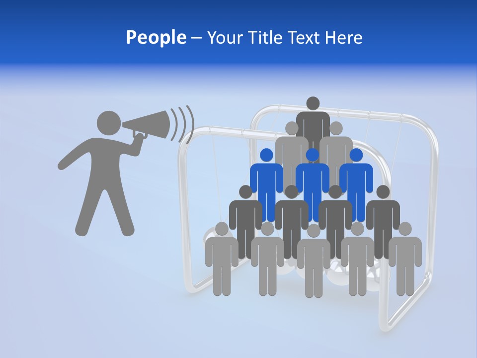 Silver Accuracy Swinging PowerPoint Template