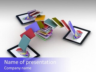 Black Learning Portable PowerPoint Template