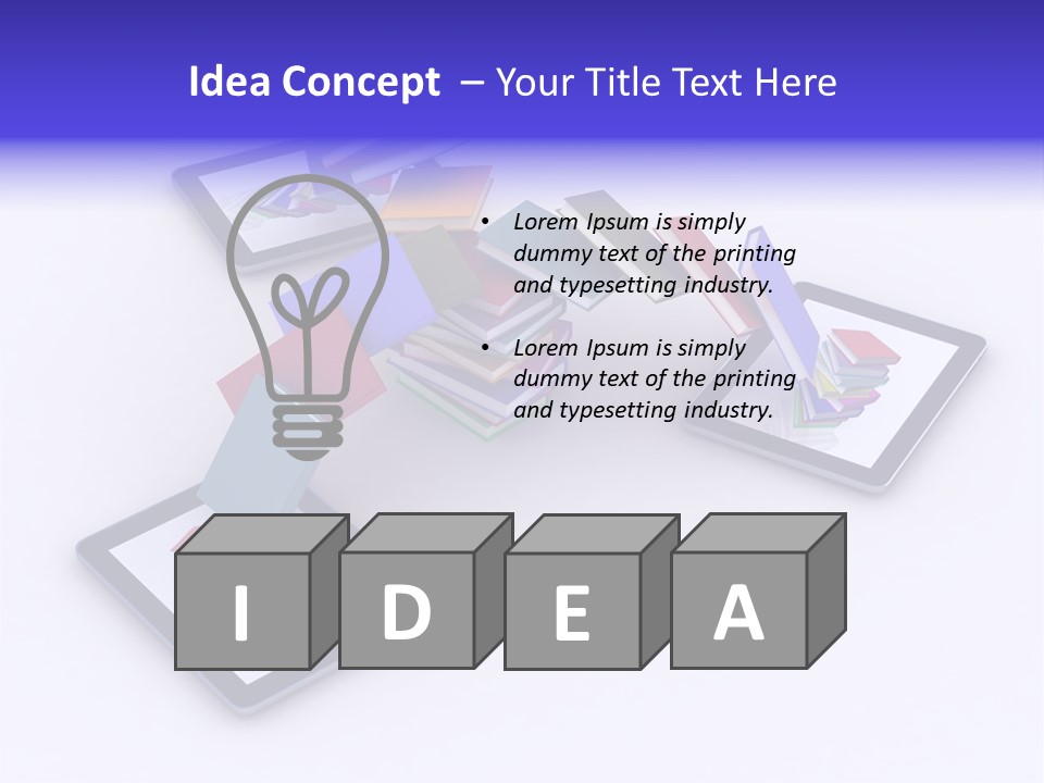 Black Learning Portable PowerPoint Template