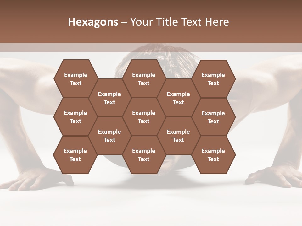 Training Muscular White PowerPoint Template