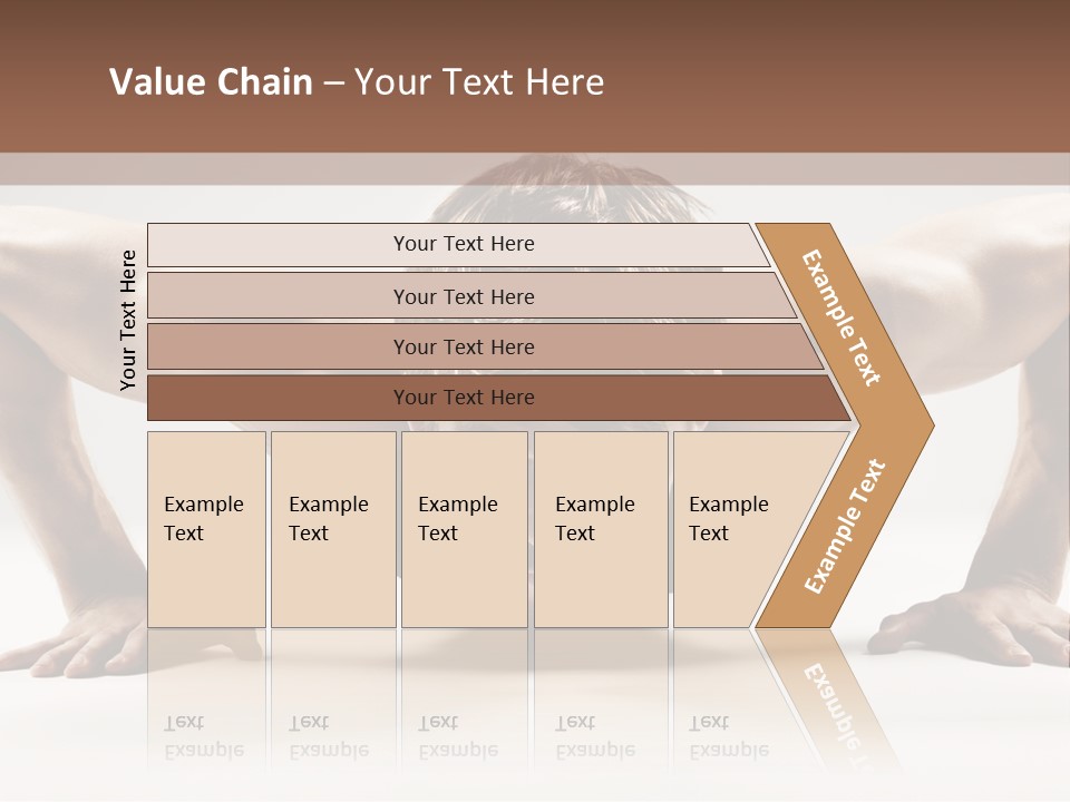 Training Muscular White PowerPoint Template