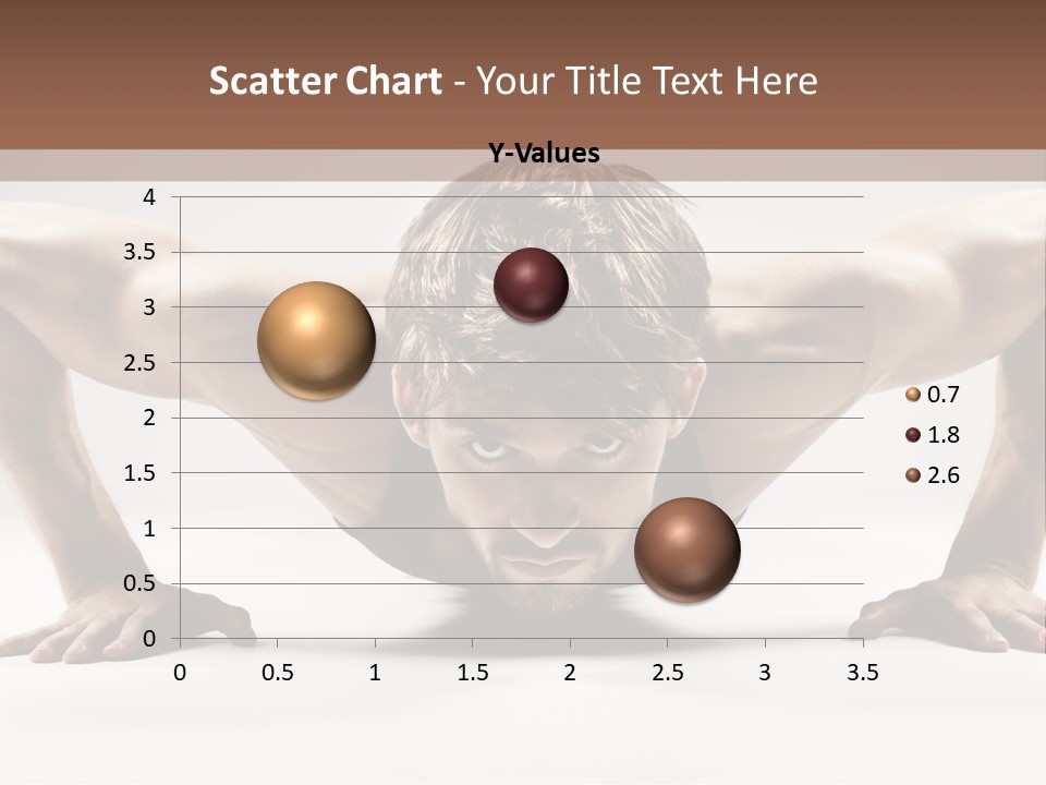 Training Muscular White PowerPoint Template