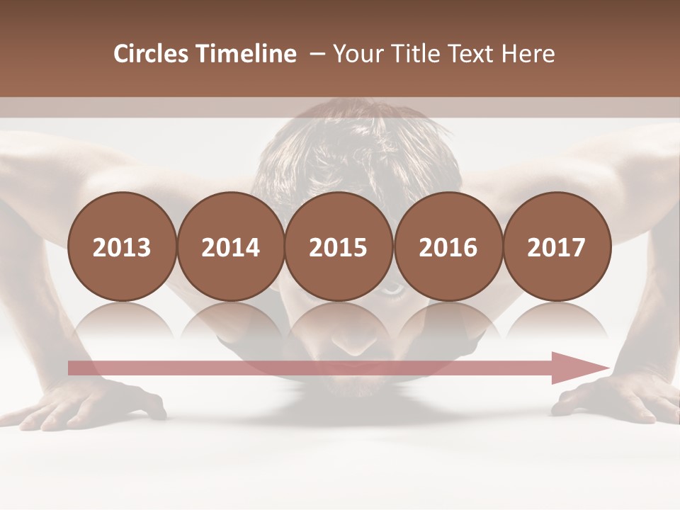 Training Muscular White PowerPoint Template