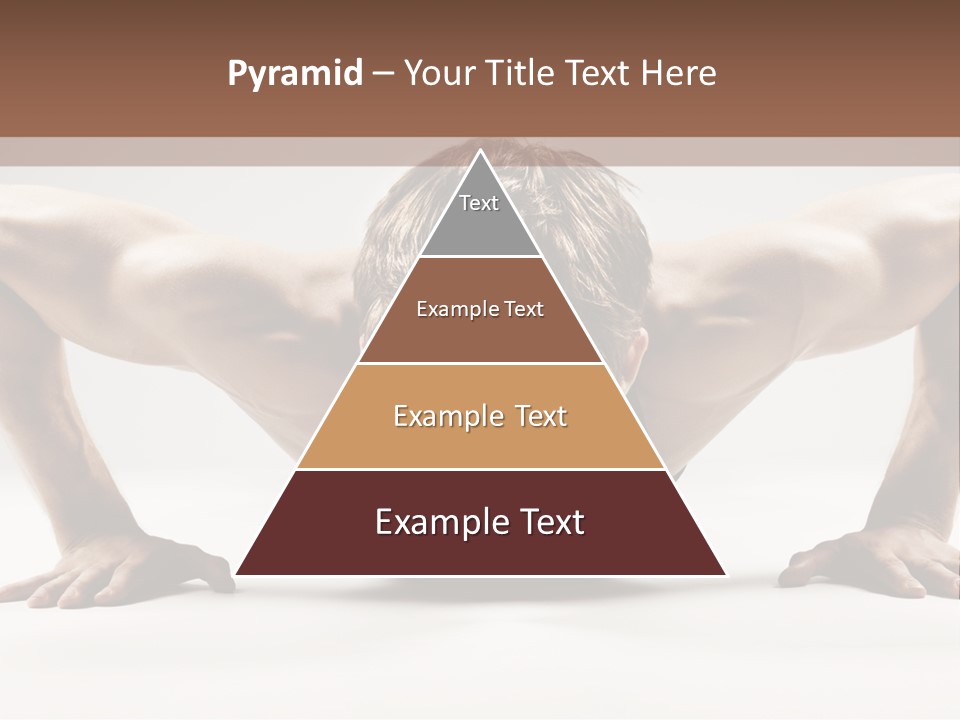 Training Muscular White PowerPoint Template