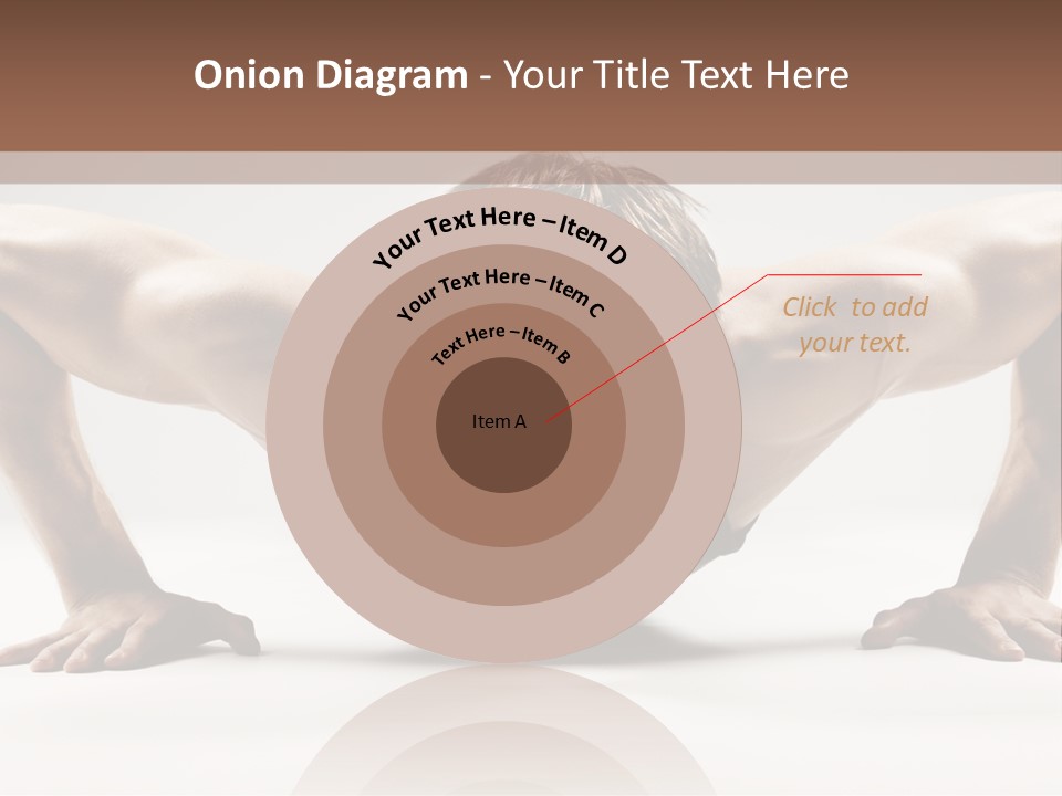 Training Muscular White PowerPoint Template