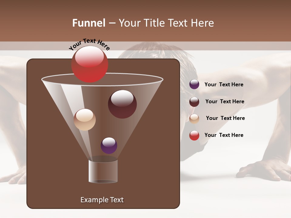 Training Muscular White PowerPoint Template