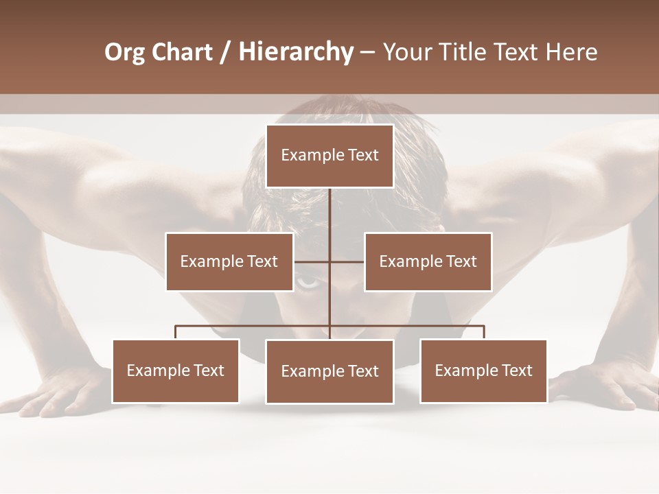 Training Muscular White PowerPoint Template