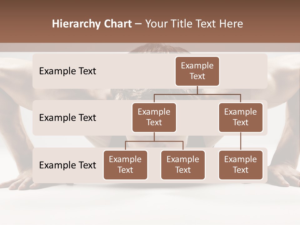 Training Muscular White PowerPoint Template
