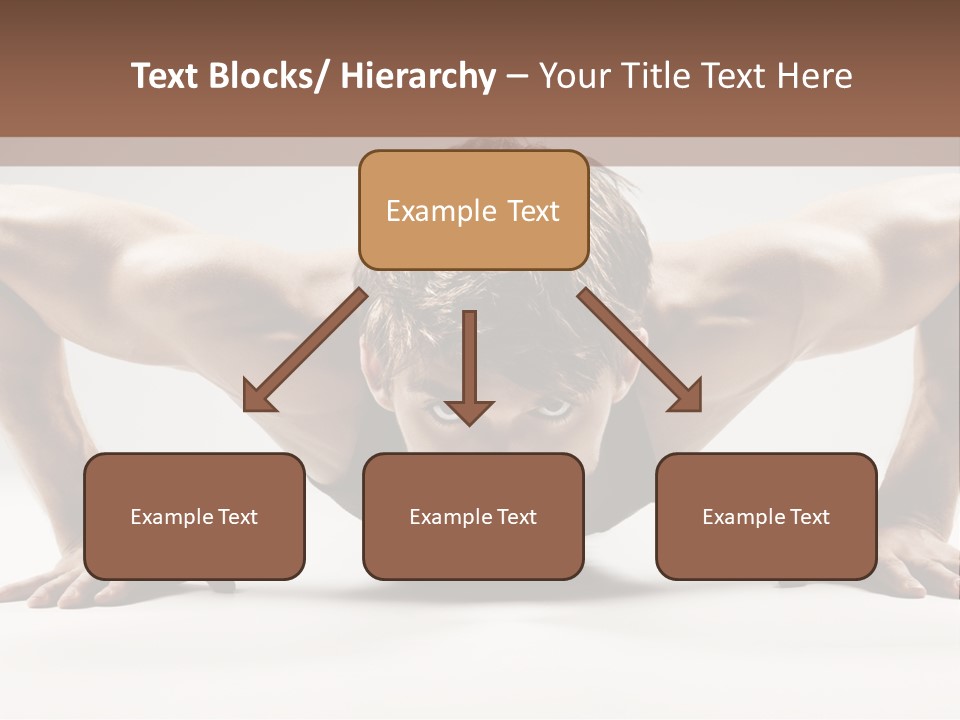 Training Muscular White PowerPoint Template