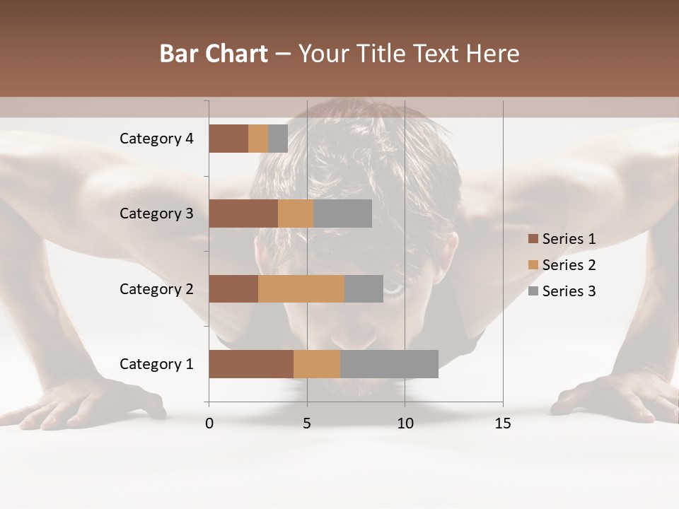 Training Muscular White PowerPoint Template