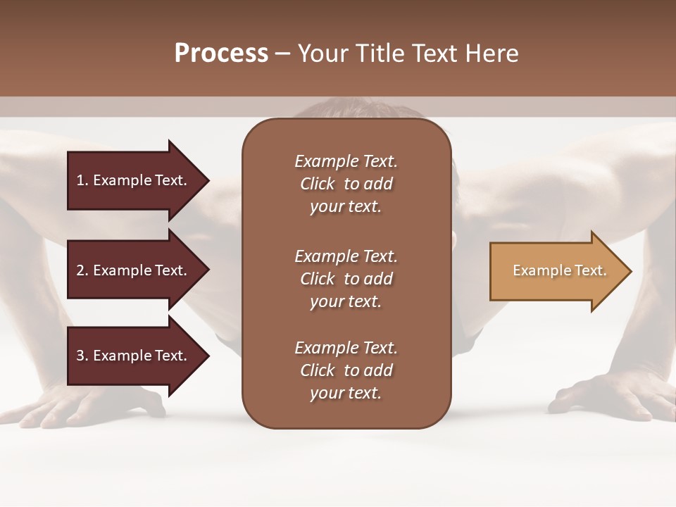 Training Muscular White PowerPoint Template