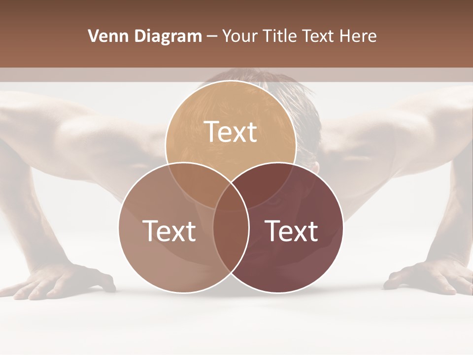 Training Muscular White PowerPoint Template