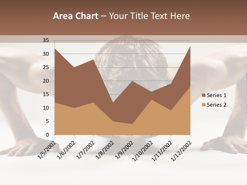 Training Muscular White PowerPoint Template