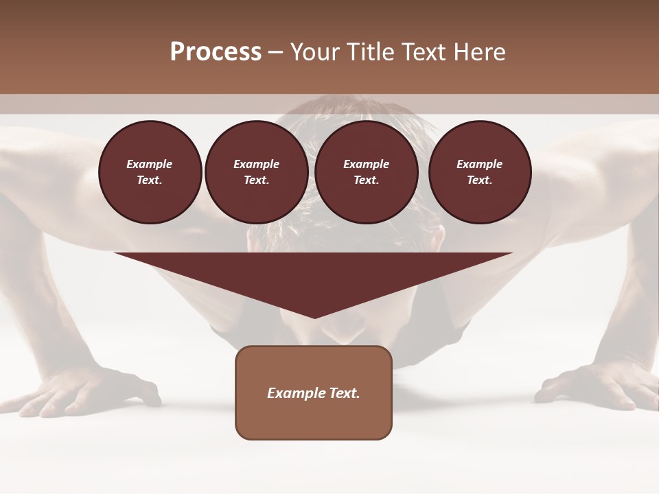 Training Muscular White PowerPoint Template