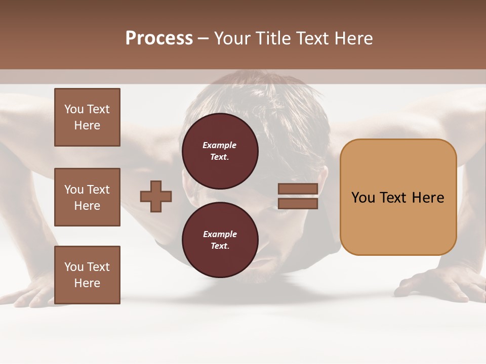 Training Muscular White PowerPoint Template
