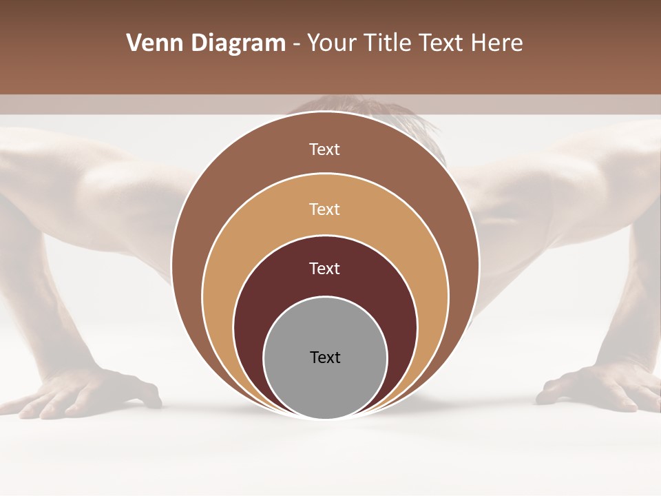 Training Muscular White PowerPoint Template