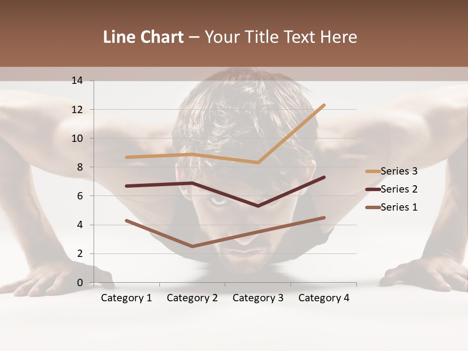Training Muscular White PowerPoint Template