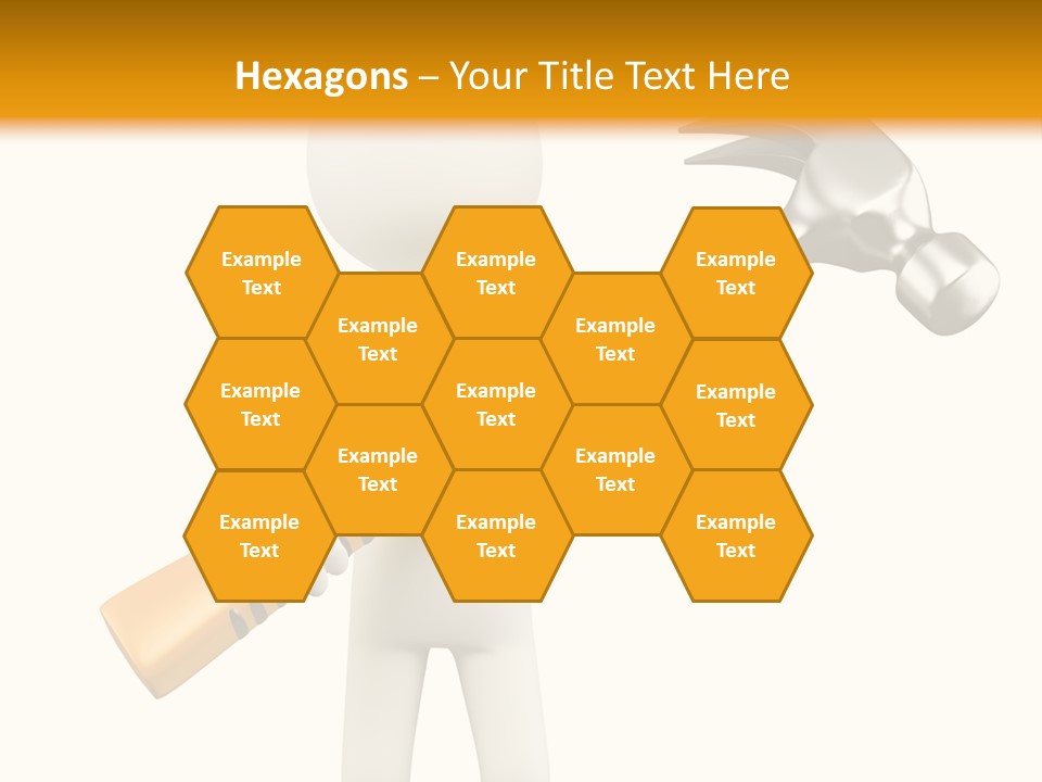 Job Handyman Isolated PowerPoint Template