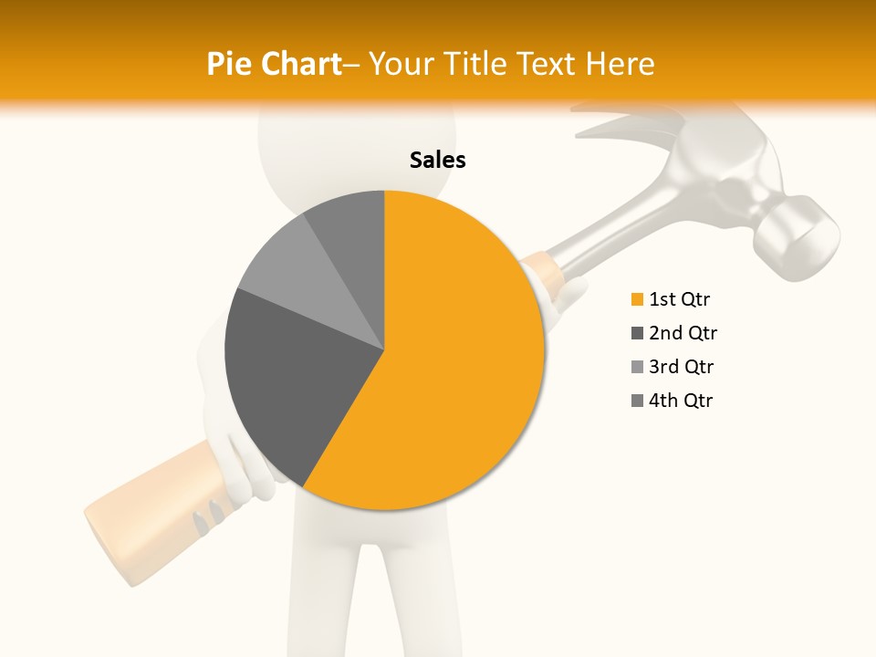 Job Handyman Isolated PowerPoint Template