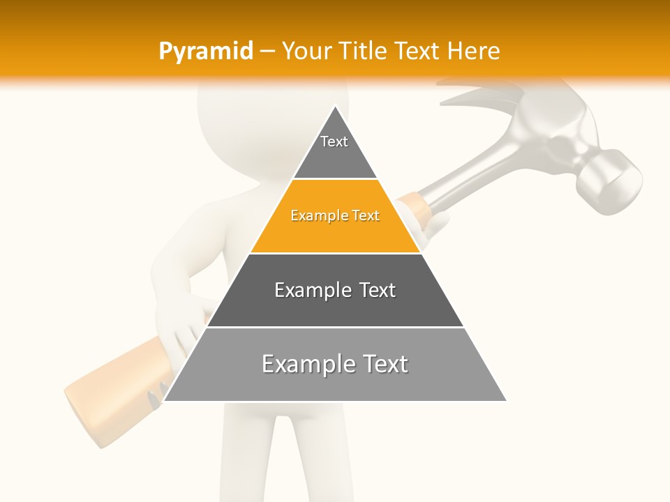 Job Handyman Isolated PowerPoint Template