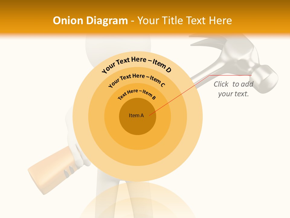 Job Handyman Isolated PowerPoint Template