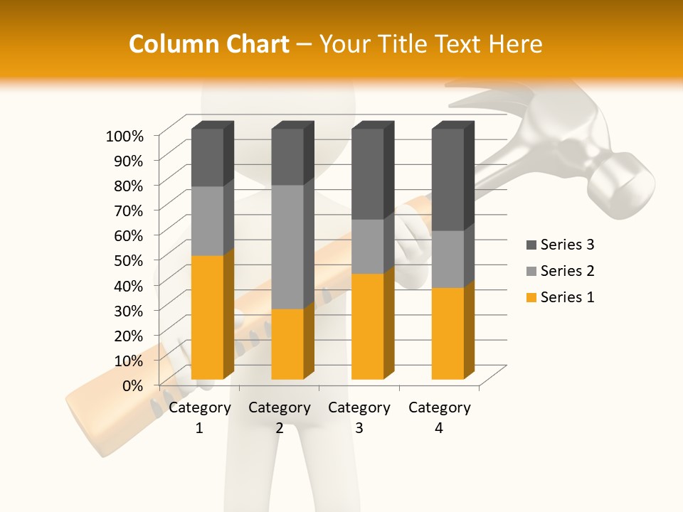 Job Handyman Isolated PowerPoint Template