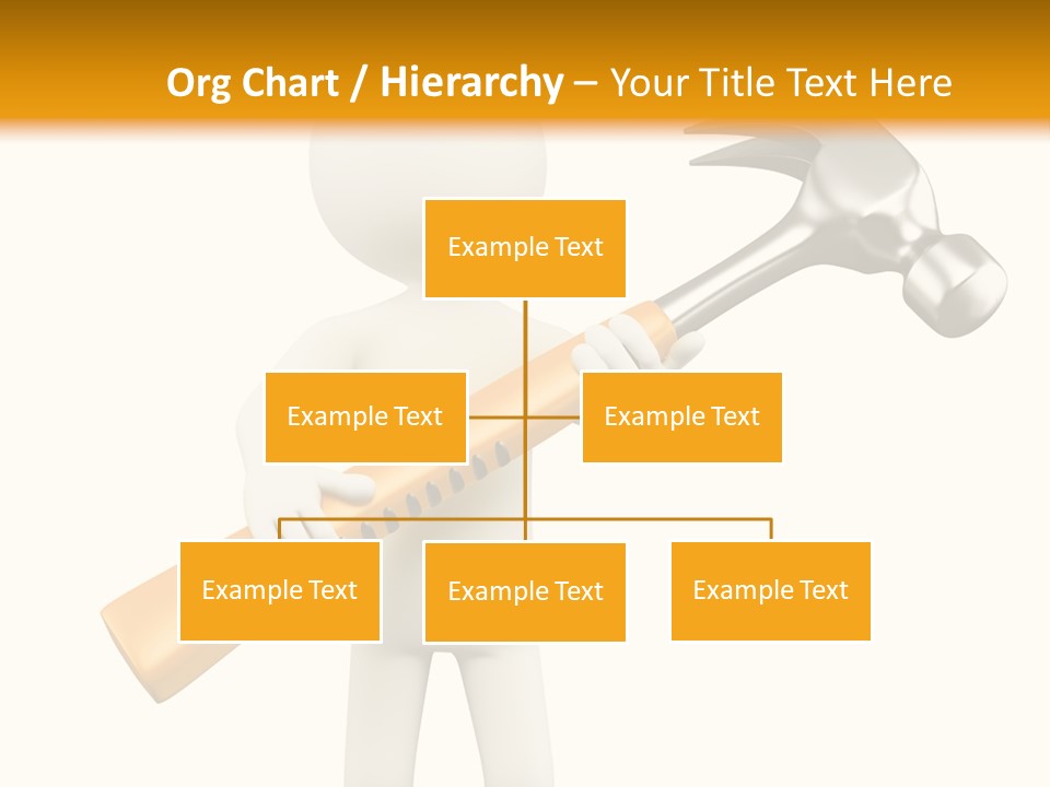 Job Handyman Isolated PowerPoint Template