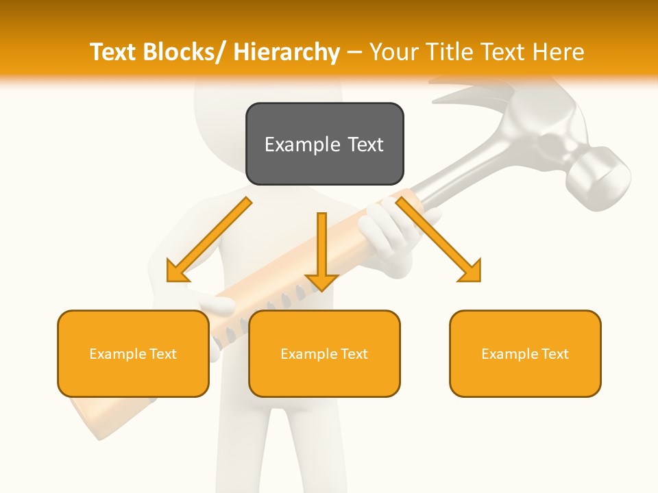 Job Handyman Isolated PowerPoint Template