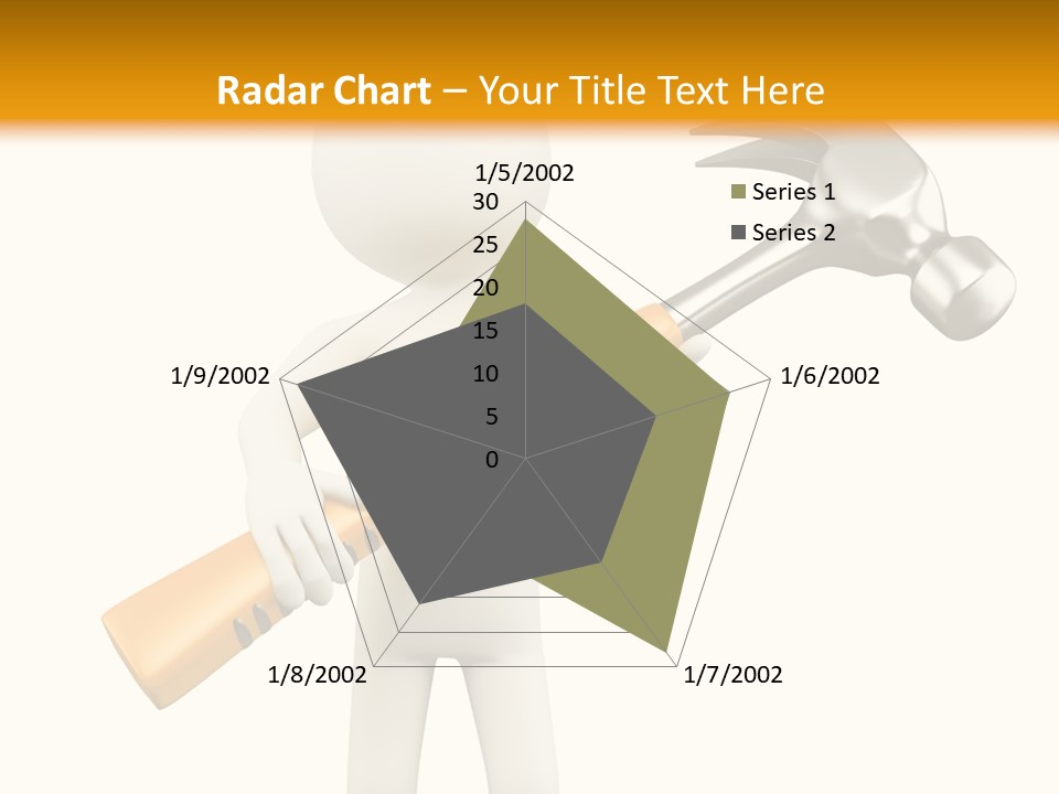 Job Handyman Isolated PowerPoint Template