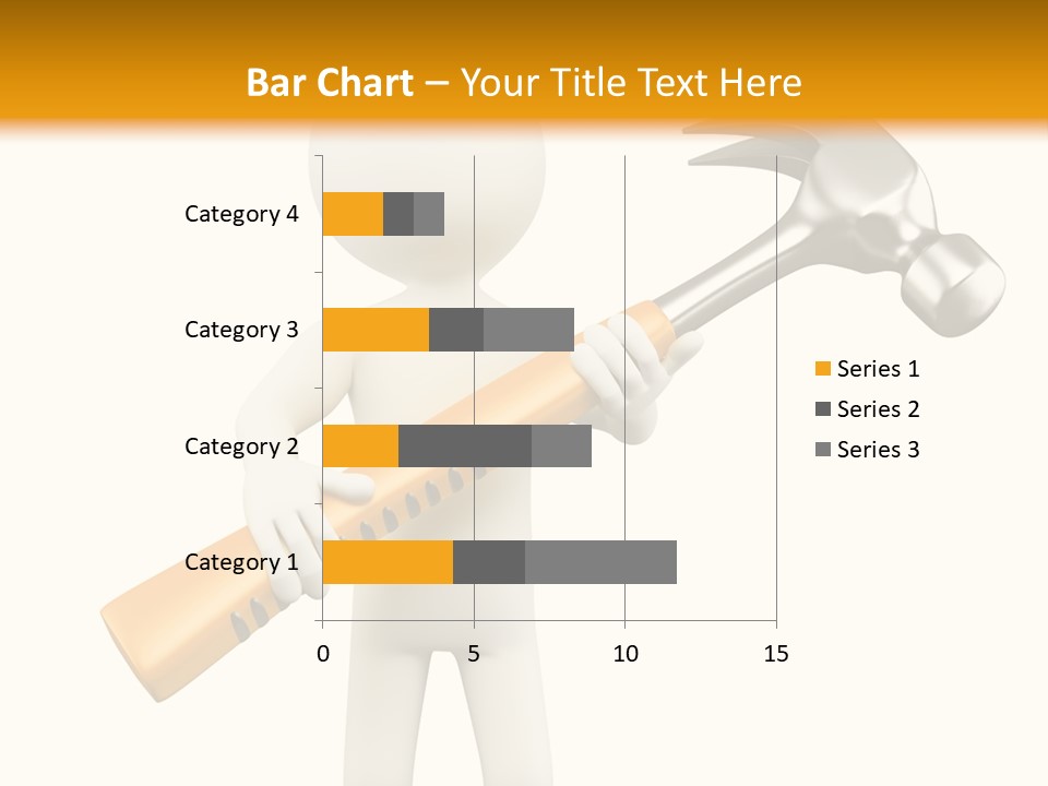 Job Handyman Isolated PowerPoint Template