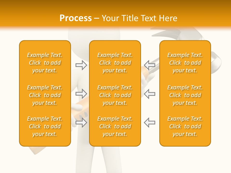 Job Handyman Isolated PowerPoint Template
