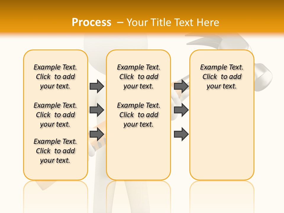 Job Handyman Isolated PowerPoint Template