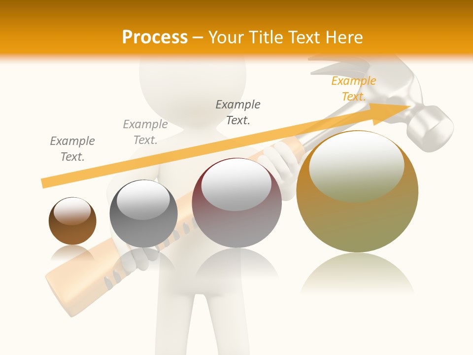 Job Handyman Isolated PowerPoint Template