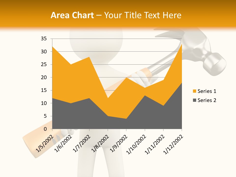 Job Handyman Isolated PowerPoint Template
