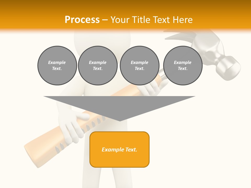 Job Handyman Isolated PowerPoint Template