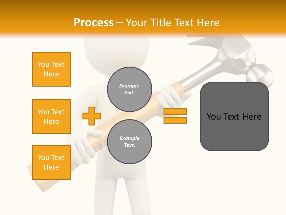 Job Handyman Isolated PowerPoint Template