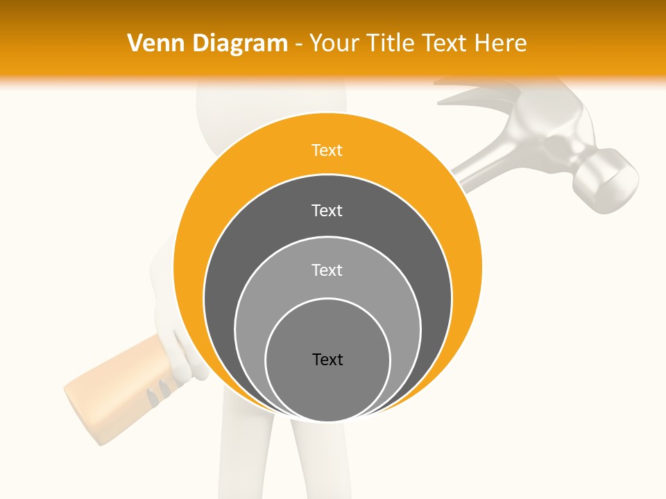 Job Handyman Isolated PowerPoint Template