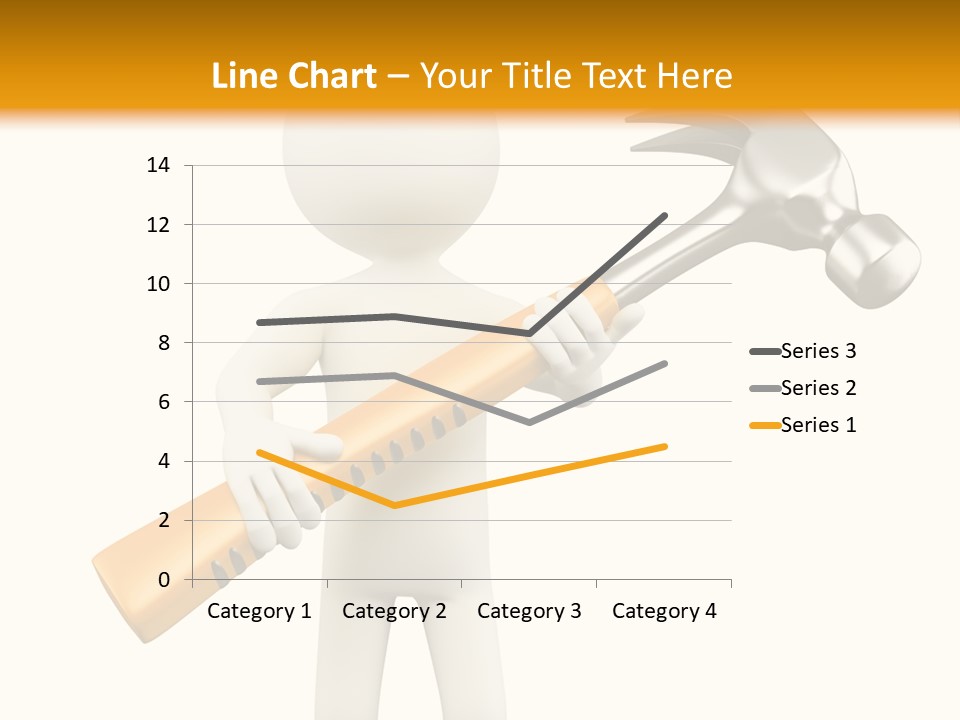 Job Handyman Isolated PowerPoint Template