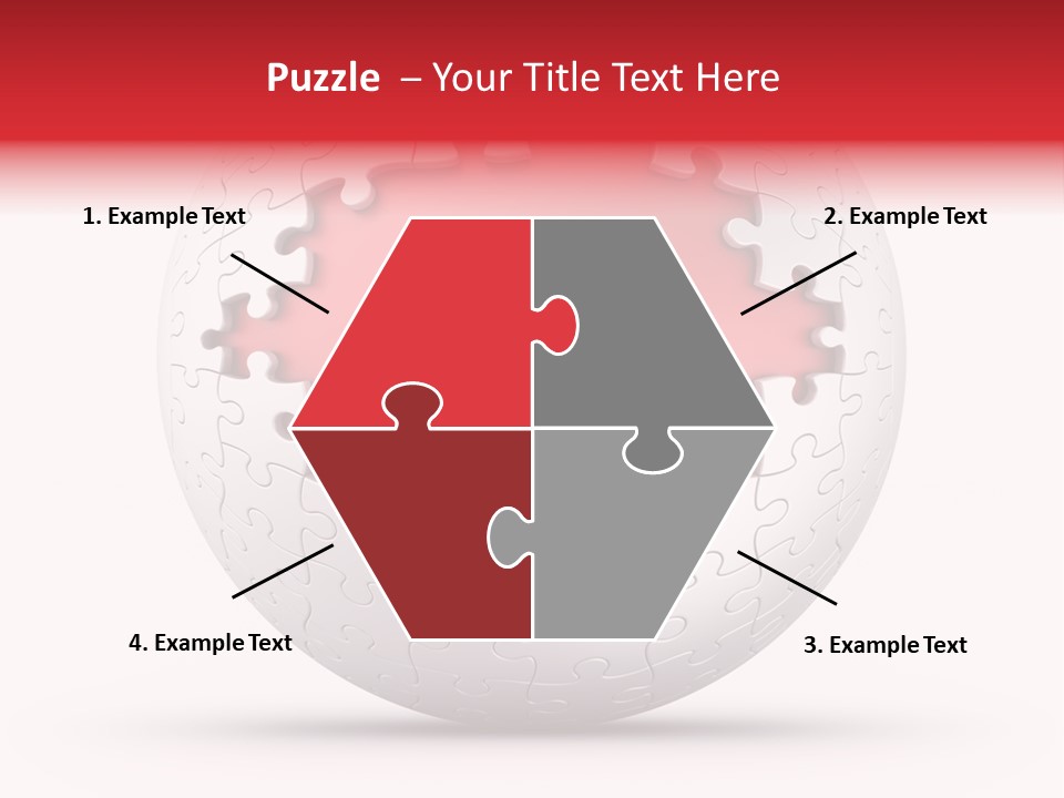 Piece Puzzle Part PowerPoint Template