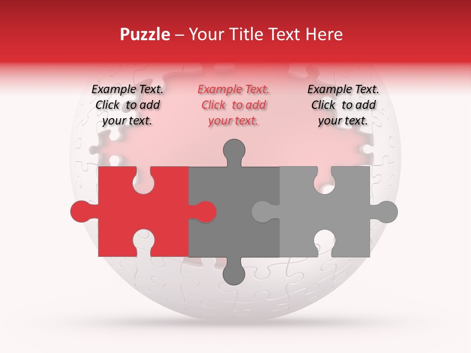 Piece Puzzle Part PowerPoint Template
