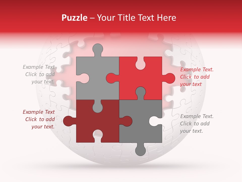 Piece Puzzle Part PowerPoint Template